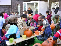 K&uuml;rbisschnitzen im Oktober 2007